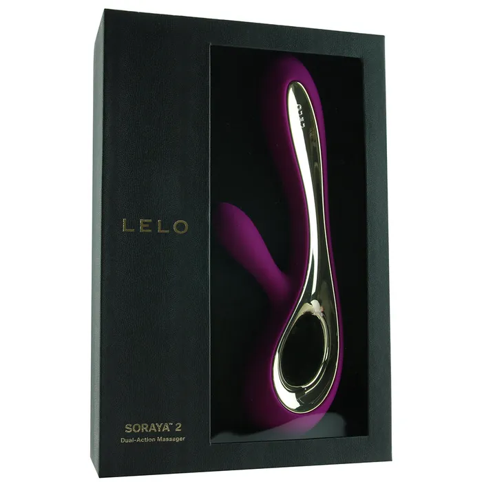 Lelo Vibrators SORAYA 2 GSpot and Clitoral Vibrator in Deep Rose Lelo Vibrators SORAYA 2 GSpot and Clitoral Vibrator in Deep Rose