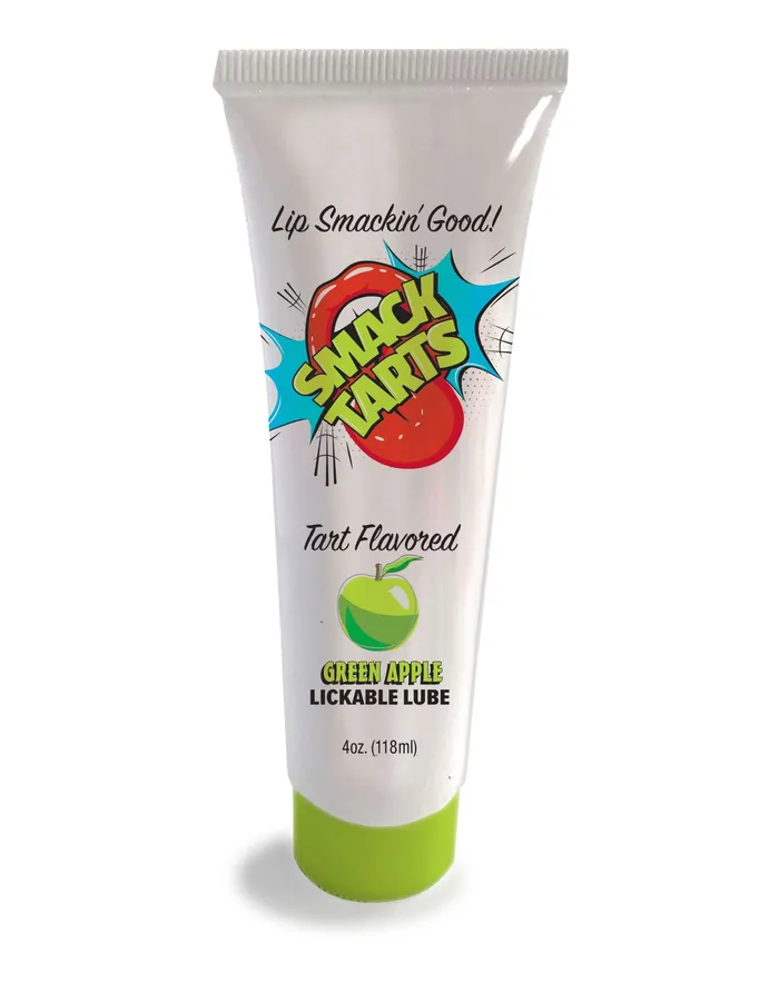 Little Genie Vibrators SMACK Tarts Lickable Lube Sour Green Apple 4 oz