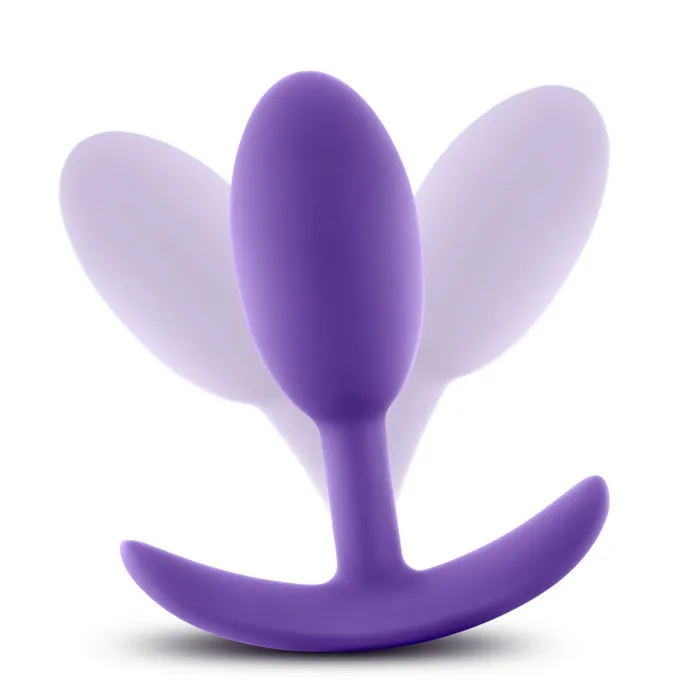 Luxe By Blush Wearable Vibra Slim Purple 4Inch Anal Plug Blush Anal