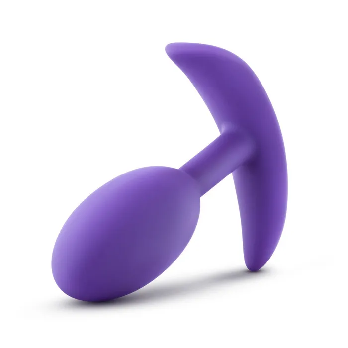 Luxe By Blush Wearable Vibra Slim Purple 4Inch Anal Plug Blush Anal