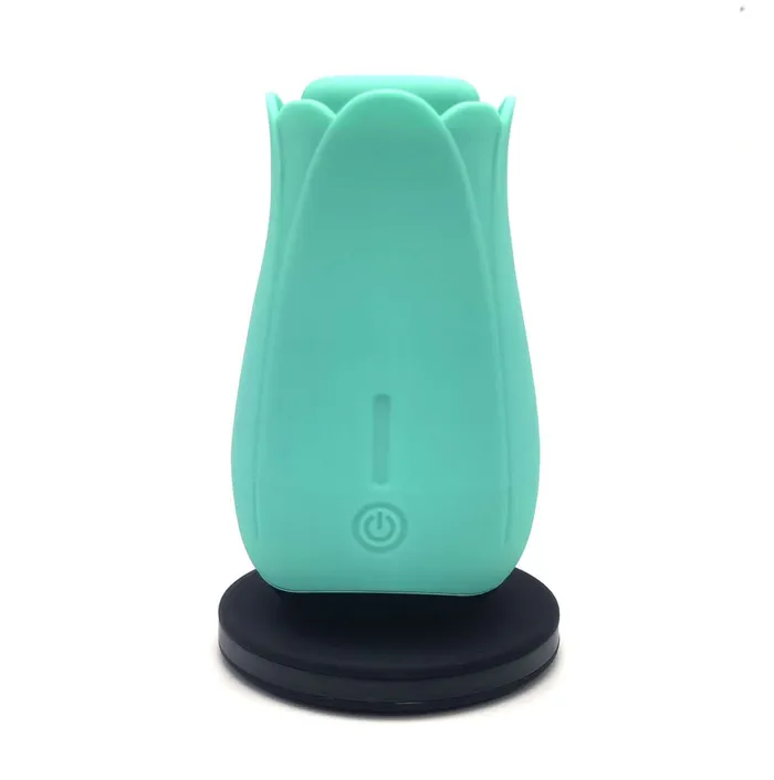 Maia Toys Vibrators Tulip Pro Suction Vibe Teal Rechargeable Vibrator