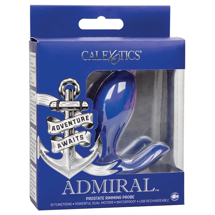 Male Sex Toys CAL EXOTICS Admiral Prostate Rimming Probe
