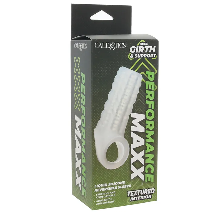 Male Sex Toys CalExotics Performance MAXX Silicone Reversible Sleeve