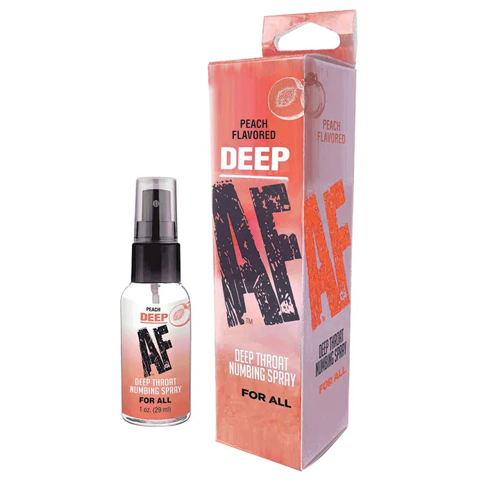 Male Sex Toys LITTLE GENIE Deep AF Deep Throat SprayPeach
