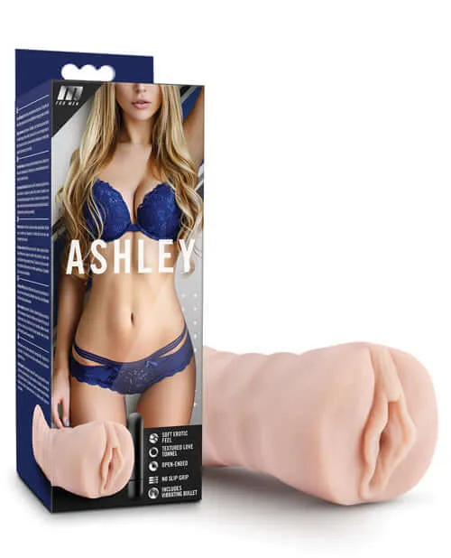 Male Sex Toys M For Men Ashley Vanilla Beige Stroker Blush Novelties