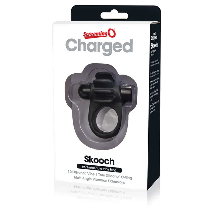 Male Sex Toys Screaming O Screaming O Charged Skooch Ring Rechargeable Vibrating Ring for Textured Stimulation