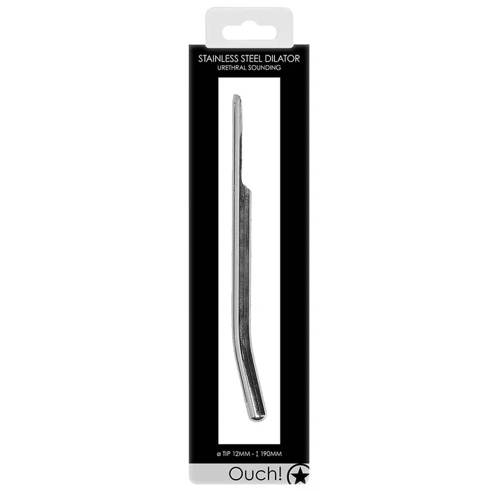 Male Sex Toys Shots Toys Ouch Smooth Steel 12mm Urethral Dilator Male Sex Toys Shots Toys Ouch Smooth Steel 12mm Urethral Dilator