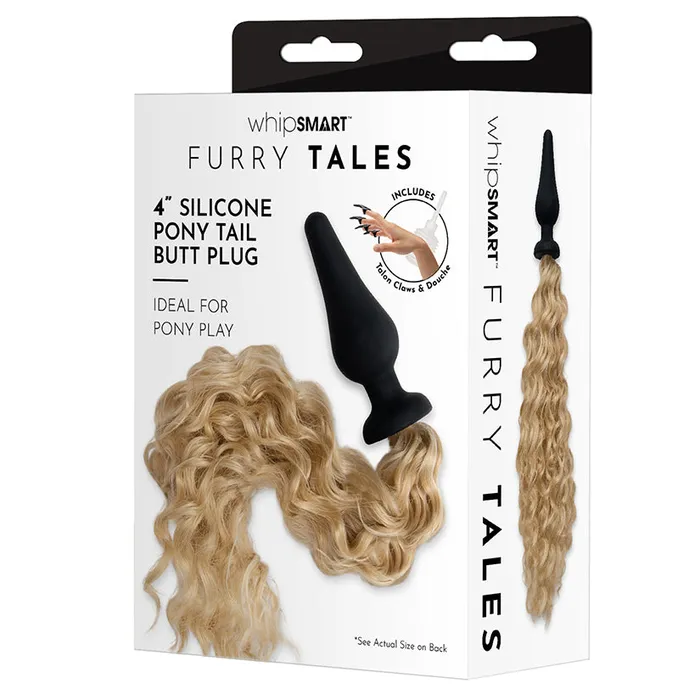 Male Sex Toys XGEN Whipsmart Furry Tales Silicone Plug with Blondie Pony Tail 4 Male Sex Toys XGEN Whipsmart Furry Tales Silicone Plug with Blondie Pony Tail 4