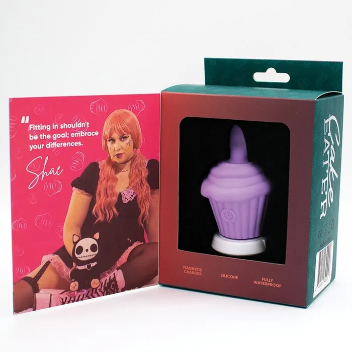 Natalies Toy Box Cake Eater Clit Flicker StimulatorPurple NATALIES TOY BOX Vibrators