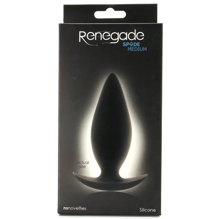 ns novelties Anal Renegade Spade Plug in Medium ns novelties Anal Renegade Spade Plug in Medium