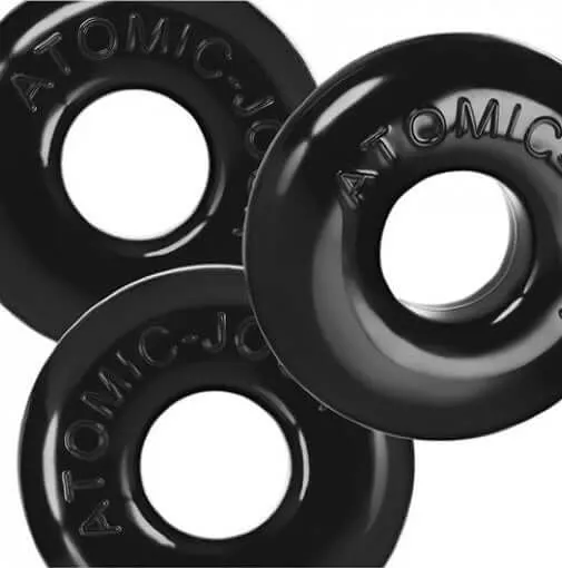 Oxballs Ringer Max 3Pack Cockrings Black Thicker Stronger Stretchy Rings OXBALLS Anal