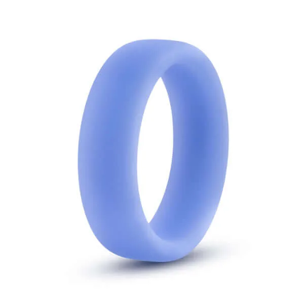 Performance Silicone Glo Cock Ring Blue Glow Blush Novelties Male Sex Toys
