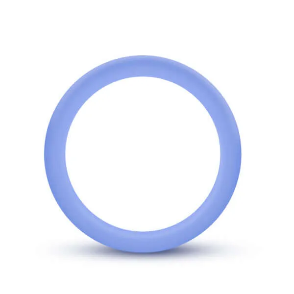 Performance Silicone Glo Cock Ring Blue Glow Blush Novelties Male Sex Toys