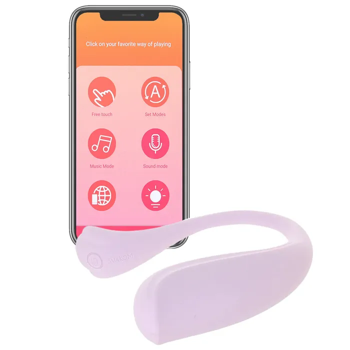 Phoenix Neo 2 App Controlled Vibe in Pastel Lilac Svakom Vibrators