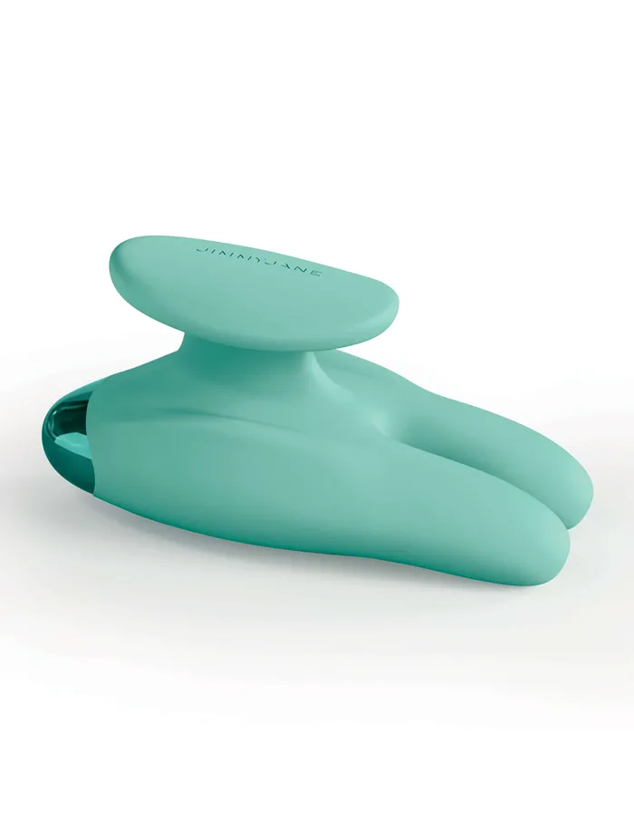 Pipedream Products Female Sex Toys JimmyJane Form 2 Gripp 2 Prong Green Vibrator