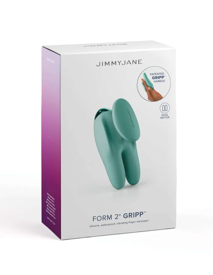 Pipedream Products Female Sex Toys JimmyJane Form 2 Gripp 2 Prong Green Vibrator