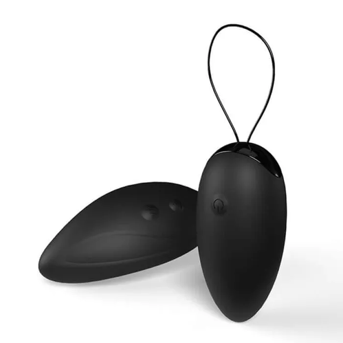 Screaming O Vibrators Screaming O Premium Dual Vibe Remote Control and Egg Black