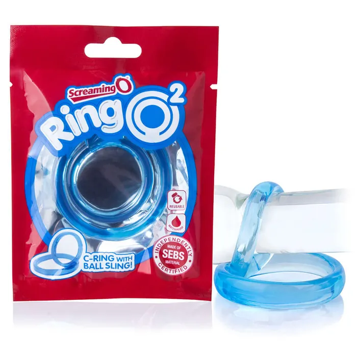 Screaming O Vibrators Screaming O Ring O2 Blue Color