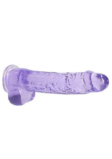 SHOTS AMERICA Dildos Real Cock 9 inches Realistic Dildo with Balls Purple