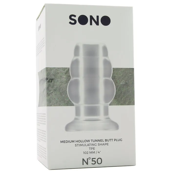 Shots Toys Anal SONO No50 Medium Hollow Tunnel Butt Plug in Clear Shots Toys Anal SONO No50 Medium Hollow Tunnel Butt Plug in Clear