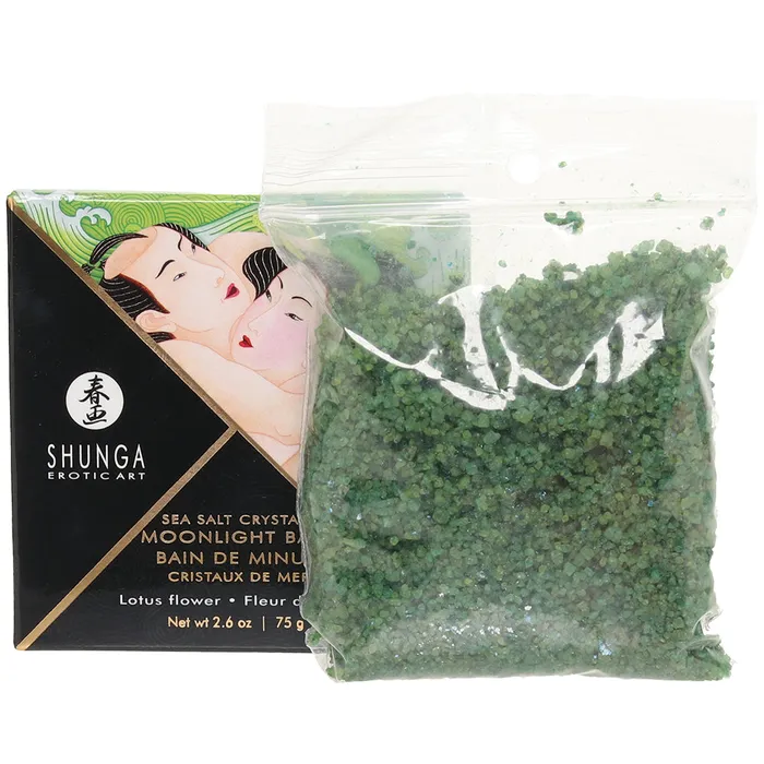 Shunga Female Sex Toys Moonlight Sea Salt Bath Crystals 2675g in Lotus Flower Shunga Female Sex Toys Moonlight Sea Salt Bath Crystals 2675g in Lotus Flower