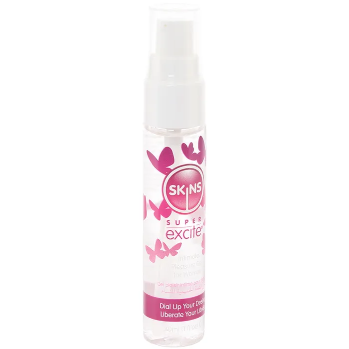 Skins Super Excite Clitoral Stimulation Gel in 1oz30ml Creative Conceptions Female Sex Toys Skins Super Excite Clitoral Stimulation Gel in 1oz30ml Creative Conceptions Female Sex Toys