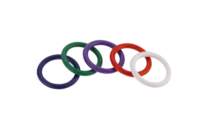 Spartacus Dildos Spartacus Cock Gear 1 14 Inches Rubber Cock Rings Rainbow Rubber 5 Pack