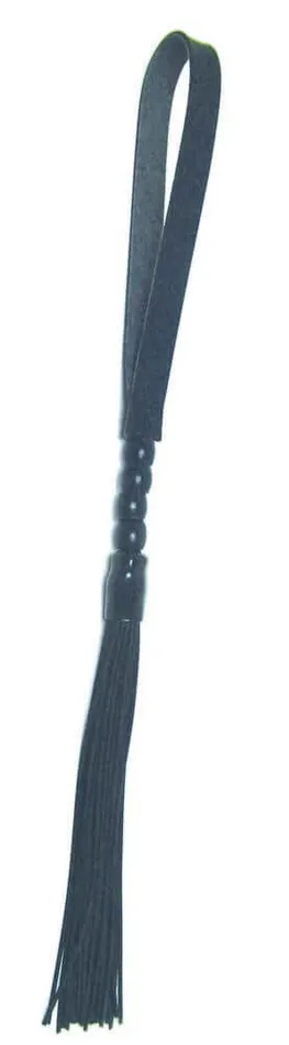 Sport Sheets Sex and Mischief Noir Beaded Flogger CrueltyFree Sensual Pleasure Female Sex Toys