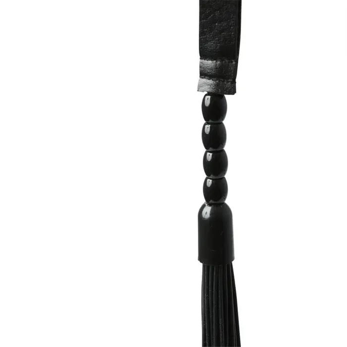 Sport Sheets Sex and Mischief Noir Beaded Flogger CrueltyFree Sensual Pleasure Female Sex Toys