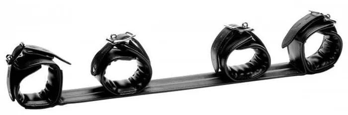 Strict Deluxe Rigid Spreader Bar System XR Brands Vibrators Strict Deluxe Rigid Spreader Bar System XR Brands Vibrators