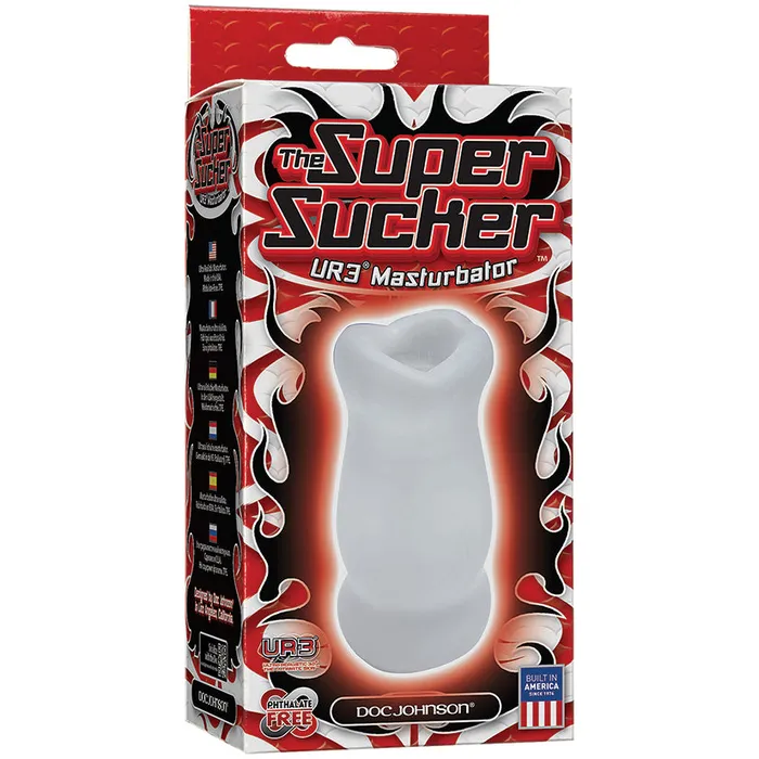 Super Sucker UR3 MasturbatorClear DOC JOHNSON Male Sex Toys