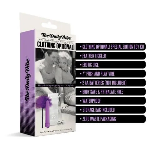 The Daily Vibe Special Edition Toy Kit Clothing Optional Global Novelties Vibrators The Daily Vibe Special Edition Toy Kit Clothing Optional Global Novelties Vibrators