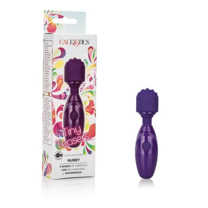 Tiny Teasers Nubby Vibrator Purple California Exotic Novelties Vibrators