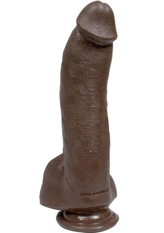 Vac U Lock Mr Marcus 9 Cock and Balls Experience the Intensity of a Porn Stars Tool Doc Johnson Enterprises Dildos