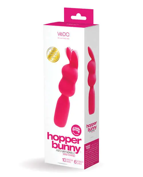Vedo Hopper Rechargeable Mini Rabbit Vibe Pretty In Pink Vedo Vibrators