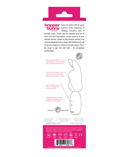 Vedo Hopper Rechargeable Mini Rabbit Vibe Pretty In Pink Vedo Vibrators