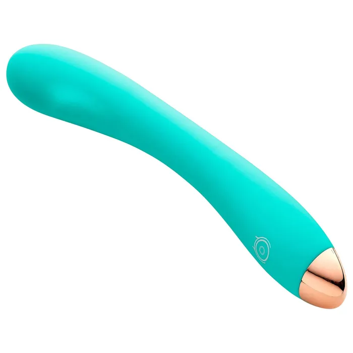 Vibrators CLOUD 9 RECHARGEABLE GSPOT SLIM 8IN SINGLE MOTOR TEAL Cloud 9 Novelties