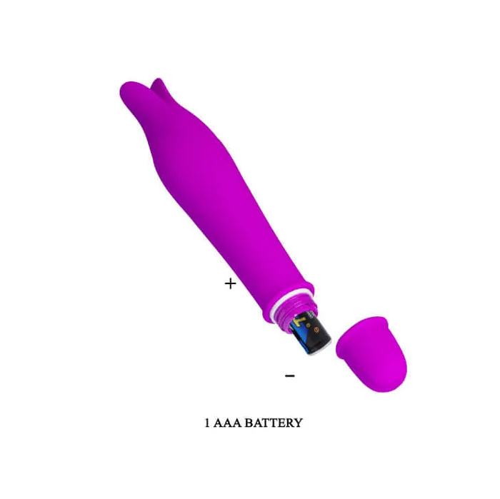 Vibrators Pretty Love Jeffery 10 Function Silicone GSpot Vibrator Floral Bliss in Purple Pretty Love