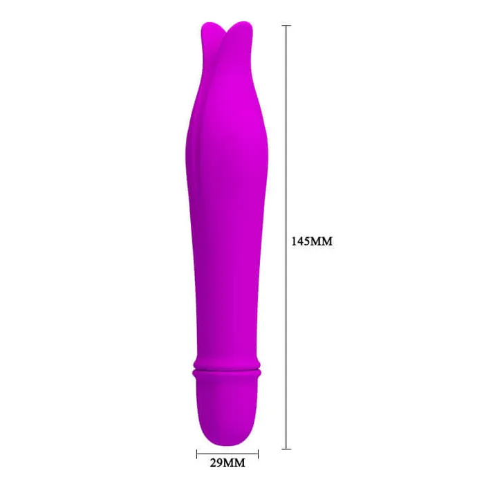 Vibrators Pretty Love Jeffery 10 Function Silicone GSpot Vibrator Floral Bliss in Purple Pretty Love