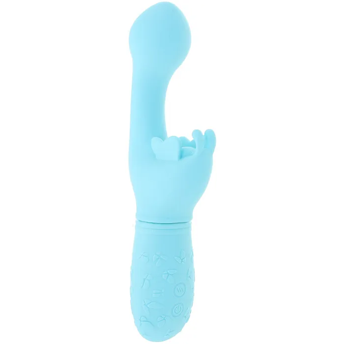 Vibrators Rechargeable Butterfly Kiss Vibrator in Blue CalExotics