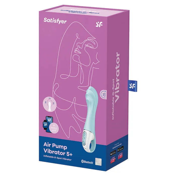 Vibrators SATISFYER Satisfyer Air Pump Vibrator 5Blue