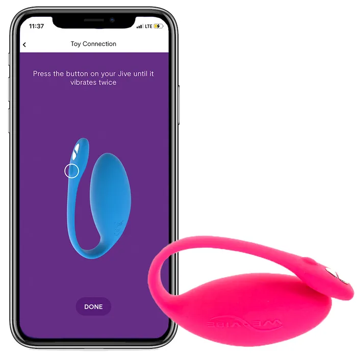 Vibrators WeVibe WeVibe Jive Wearable GSpot Vibe in Pink