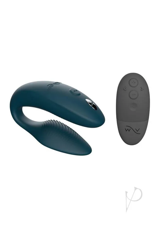 Wevibe WeVibe Sync 2 Rechargeable Couples Vibrator Green Velvet Adjustable App Remote Control Female Sex Toys