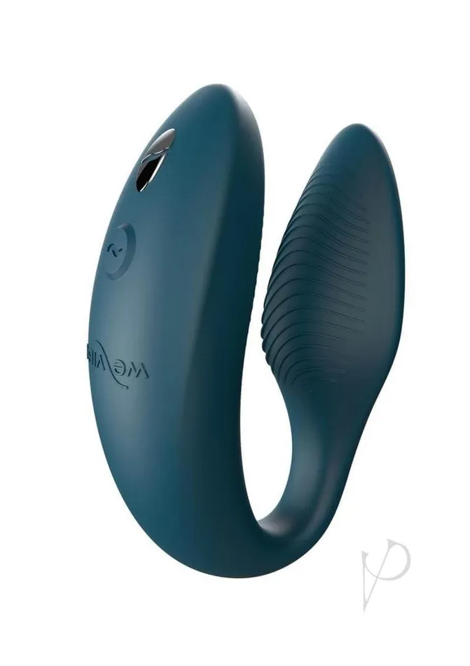 Wevibe WeVibe Sync 2 Rechargeable Couples Vibrator Green Velvet Adjustable App Remote Control Female Sex Toys
