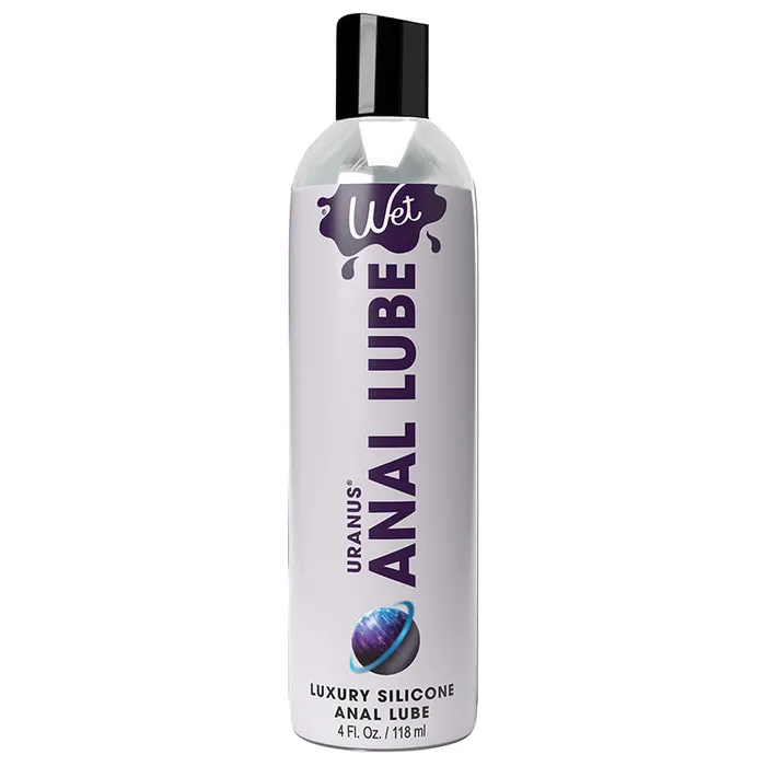 Wet Uranus Anal Lube Premium Silicone Based Lubricant 4oz WET Anal