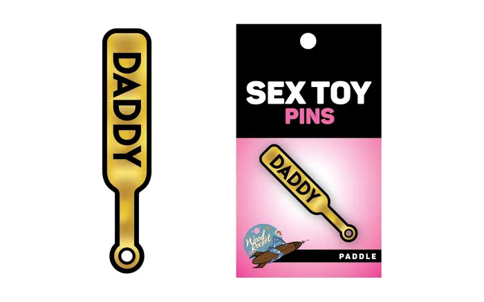 Wood Rocket Vibrators Daddy Paddle Pin