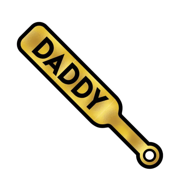 Wood Rocket Vibrators Daddy Paddle Pin