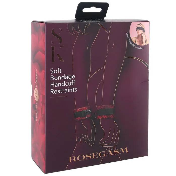 XGen Couples Secret Kisses Rosegasm Soft Bondage Cuffs
