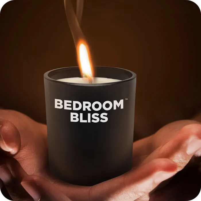XR Brands Dildos Bedroom Bliss Lovers Massage Candle in Vanilla