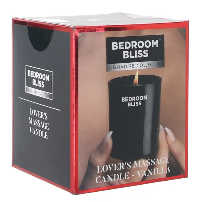 XR Brands Dildos Bedroom Bliss Lovers Massage Candle in Vanilla